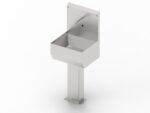 Kleanox wall-mounted hygienic sink 531101B – 531105B